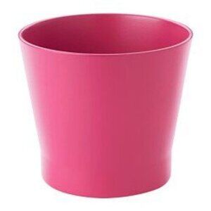 Vintage IKEA PAPAJA 21521 Dark Pink Matte Earthenware Planter Flowerpot Flower P